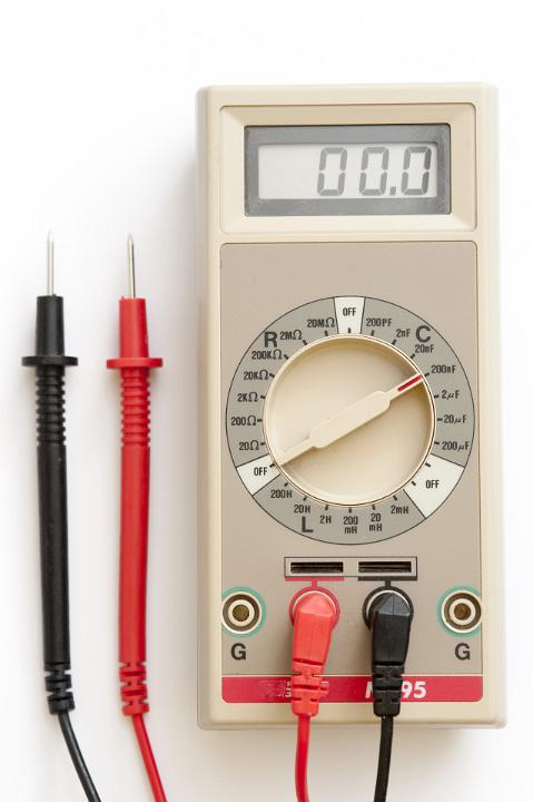 An electronic inductance capacitance and resistance meter